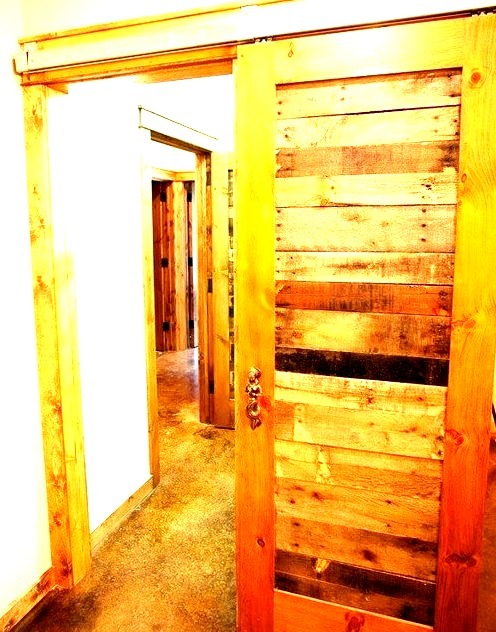 Reclaimed Pallet Wood Doors